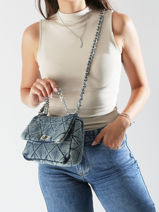 Cross Body Tas Jean Miniprix Blauw jean MM25262-vue-porte
