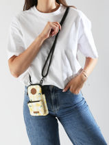 Telefoontasje Cabaia Beige accessoire PHONEBAG-vue-porte
