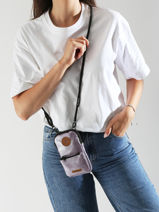 Telefoontasje Cabaia Violet accessoire PHONEBAG-vue-porte