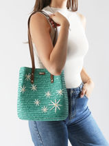 Sac Port paule Koa Les tropeziennes Vert koa TZ02-vue-porte
