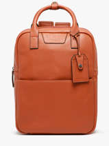 Sac � Dos Business Flandres 2 Compartiments Cuir Etrier Orange flandres EFLA8272