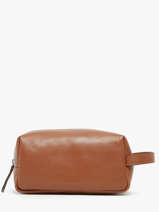 Trousse De Toilette Flandres Cuir Etrier Marron flandres EFLA920M