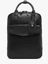 Sac à Dos Business Flandres 1 Compartiment Cuir Etrier Noir flandres EFLA8271