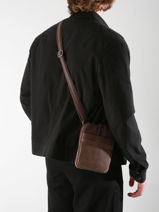 Cross Body Tas Spider Etrier Bruin spider ESPI728S-vue-porte