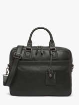 Porte-documents Spider 2 Compartiments + Pc 15'' Cuir Etrier Noir spider ESPI8022