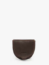 Porte-monnaie Oil Cuir Etrier Marron oil EOIL044