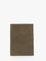 Portefeuille Oil Cuir Etrier Vert oil EOIL271