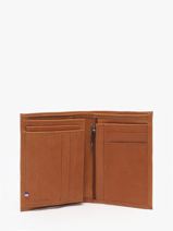 Portefeuille Porte-monnaie Oil Cuir Etrier Marron oil EOIL142-vue-porte