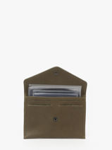 Porte-papiers Oil Cuir Etrier Vert oil EOIL054-vue-porte