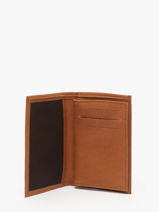 Portefeuille Porte-monnaie Oil Cuir Etrier Marron oil EOIL027-vue-porte