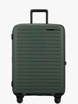 Harde Reiskoffer Restackd Samsonite Groen restackd 150704