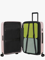 Valise Rigide Restackd Samsonite Rose restackd 150704-vue-porte
