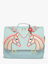 Boekentas It Bag Midi 2 Compartimenten Jeune premier Blauw daydream girls G