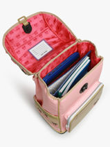 Sac � Dos Ergomaxx 2 Compartiments Jeune premier Rose daydream girls G-vue-porte