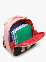 Sac  Dos 1 Compartiment Jeune premier Bleu daydream girls G-vue-porte