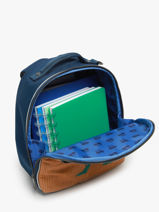 Rugzak 1 Compartiment Jeune premier Bruin daydream boys B-vue-porte