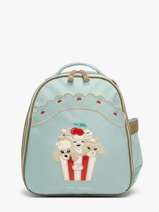 Sac  Dos 1 Compartiment Jeune premier Bleu daydream girls G