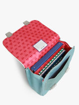 Cartable 2 Compartiments Jeune premier Bleu classics C-vue-porte
