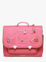 Cartable 2 Compartiments Jeune premier Rose daydream girls G