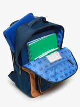Sac  Dos 1 Compartiment Jeune premier Marron daydream boys B-vue-porte