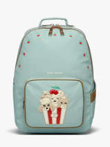 Sac  Dos 1 Compartiment Jeune premier Bleu daydream girls G