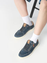 Sneakers Mustang Bleu men 4204304-vue-porte