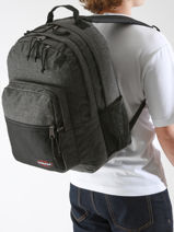 Sac � Dos 2 Compartiments + Pc 15" Eastpak Gris pbg authentic PBGA5B9Q-vue-porte