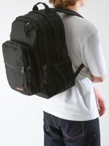 Rugzak 2 Compartimenten Met 15" Laptopvak Eastpak Zwart pbg authentic PBGA5B9Q-vue-porte