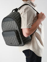 Sac � Dos Lacoste the blend NH3649LX-vue-porte