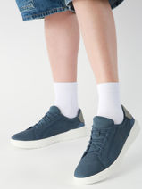 Sneakers Bay Low Lace En Cuir Timberland Bleu men 292C2881-vue-porte