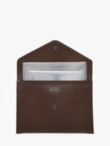 Documentenhouder Madras Leder Etrier Bruin madras EMAD054-vue-porte