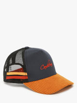 Casquette Cameleon Marron vintage urban - VIB-CAP1-vue-porte
