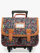 Cartable  Roulettes 2 Compartiments Tann's Multicolore les fantaisies f 43324