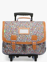 Cartable  Roulettes 2 Compartiments Tann's Multicolore les fantaisies f 43263