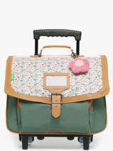 Cartable  Roulettes 2 Compartiments Tann