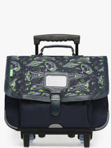 Cartable  Roulettes 2 Compartiments Tann's Bleu les fantaisies g 42142