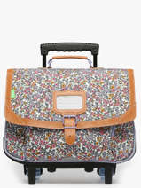 Cartable  Roulettes 2 Compartiments Tann's Multicolore les fantaisies f 42263