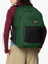 Sac  Dos 2 Compartiments + Pc 15" Eastpak Bleu authentic EK0A5BKS-vue-porte