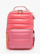 Sac  Dos 1 Compartiment Jeune premier Rose daydream girls G