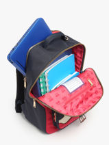 Sac � Dos Bobby 1 Compartiment Jeune premier Rouge daydream girls G-vue-porte