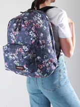 Rugzak 1 Compartiment Met 16" Laptopvak Eastpak Blauw authentic EK0A5BIK-vue-porte