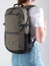 Sac  Dos 1 Compartiment + Pc 16" Eastpak Vert core series EK0A5BL3-vue-porte