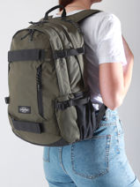 Sac  Dos 1 Compartiment + Pc 16" Eastpak Vert core series EK0A5BL7-vue-porte