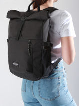 Sac  Dos 1 Compartiment + Pc 16" Eastpak Noir core series EK0A5BL8-vue-porte