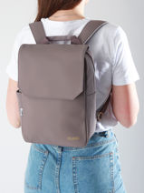 Sac  Dos Cluse Marron backpack CX045-vue-porte