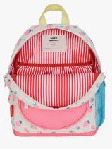 Sac  Dos Hello hossy Blanc cool kids O6-vue-porte