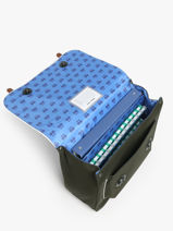 Cartable 2 Compartiments Jeune premier Vert daydream boys B-vue-porte