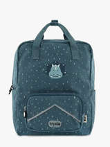 Sac  Dos 1 Compartiment Trixie Bleu animals 94