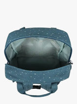 Sac  Dos 1 Compartiment Trixie Bleu animals 94-vue-porte