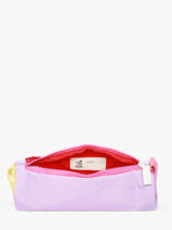 Trousse 1 Compartiment Hello hossy Violet cool kids M-vue-porte